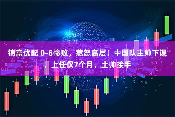 锦富优配 0-8惨败，惹怒高层！中国队主帅下课，上任仅7个月，土帅接手